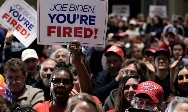A recent Donald Trump speech has been trending on social media where he can be seen criticizing Joe Biden