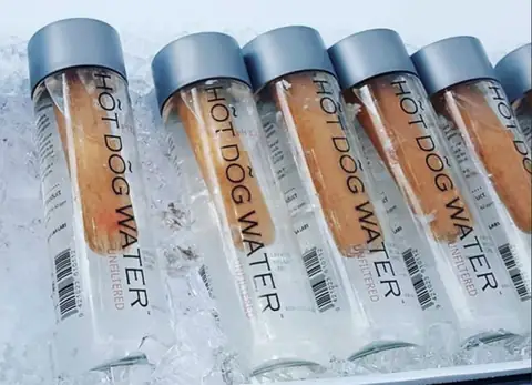 Hot Dog Water Sold At Festival Claims To Make You Look Younger